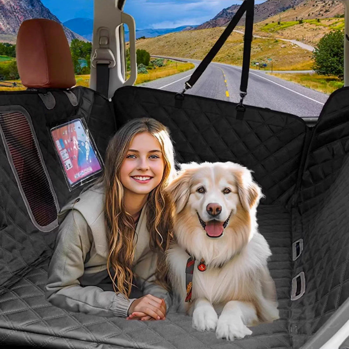 Reinforced Waterproof Pet Car Seat Cover – image 11