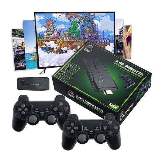64GB Retro Game Console with Two Wireless Controllers 1