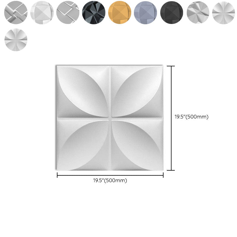 Peel and Stick Wall Cladding Textured Panel Tiles