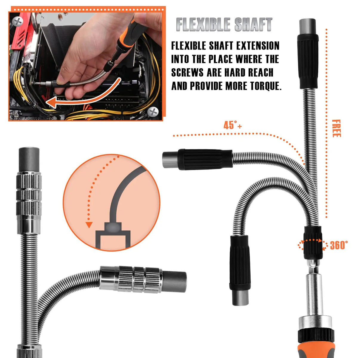 68-in-1 Ratchet Screwdriver Set with Storage Case product image 3
