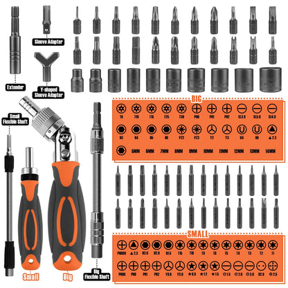 68-in-1 Ratchet Screwdriver Set with Storage Case product image 5