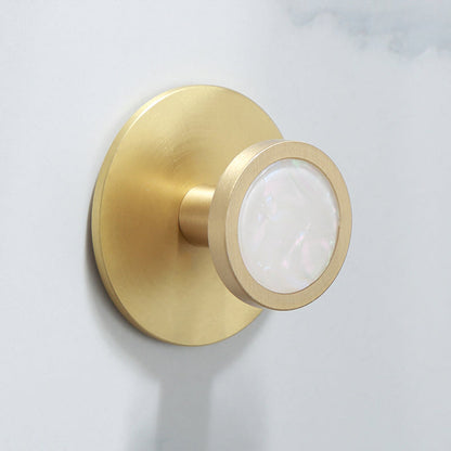 Brass Bathroom Accessories Set Marble Finish