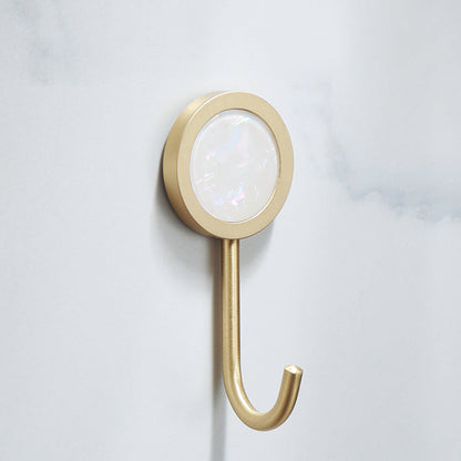 Brass Bathroom Accessories Set Marble Finish