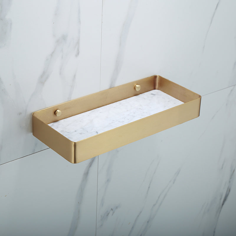 Brass Bathroom Accessories Set Marble Finish