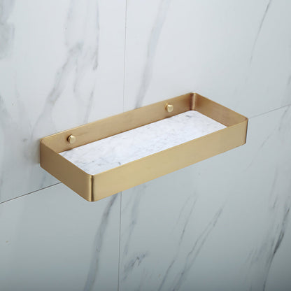 Brass Bathroom Accessories Set Marble Finish