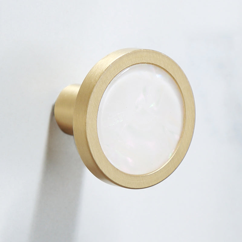 Brass Bathroom Accessories Set Marble Finish