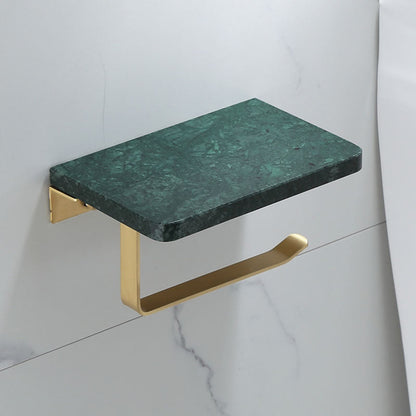 Brass Bathroom Accessories Set Marble Finish