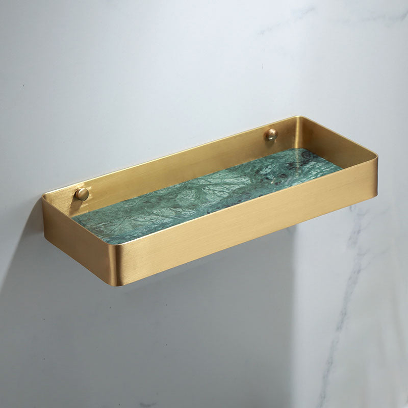 Brass Bathroom Accessories Set Marble Finish