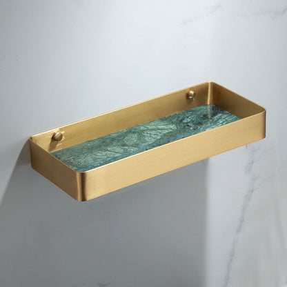 Brass Bathroom Accessories Set Marble Finish
