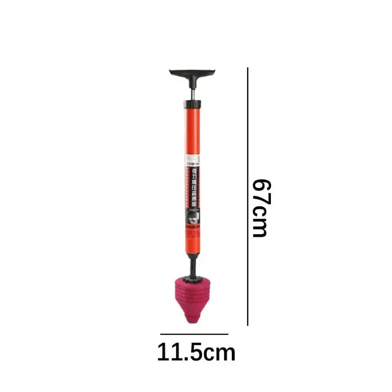 High Pressure Toilet Plunger Drain Cleaner