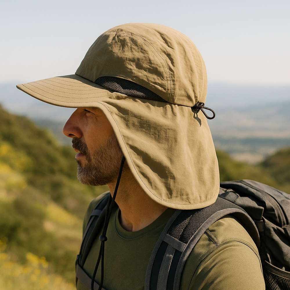Hiking Hat for Men & Women – Wide Brim UV Sun Protection