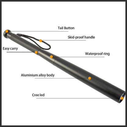 Baseball Bat LED Flashlight – Tactical Emergency Light