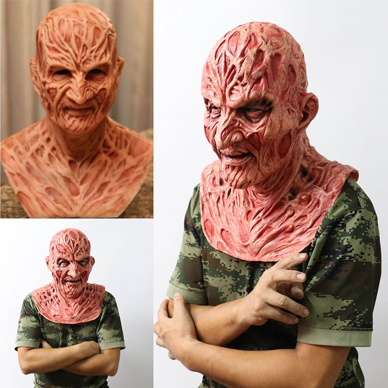 Freddy Krueger Halloween Mask Scary Cosplay