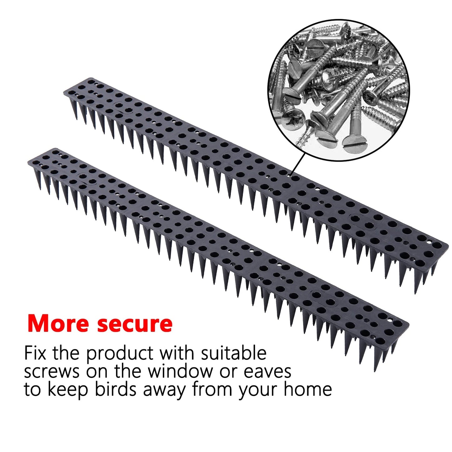 Bird Repellent Spikes for Roof & Garden Protection