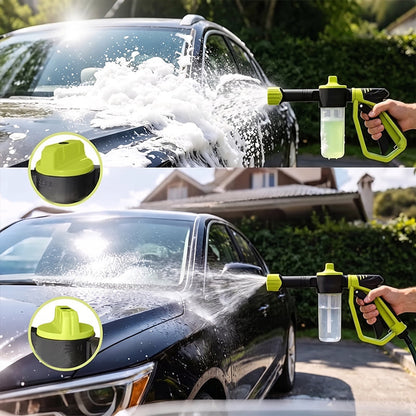 2-in-1 Car Wash Foam Cannon – Garden Hose Spray Gun Kit – image 6