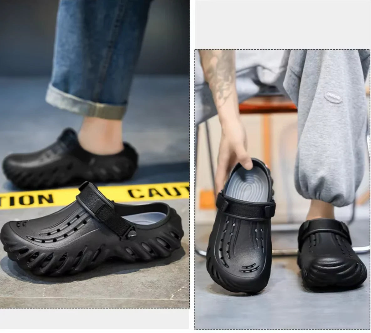 Men's EVA Clogs – Anti-Slip Cushioned Summer Slip-Ons