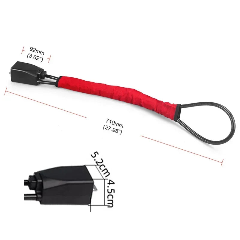 Universal Steering Wheel Lock with Seat Belt Security