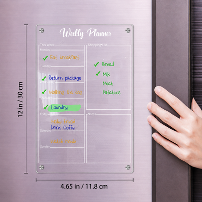 Magnetic Weekly Planner