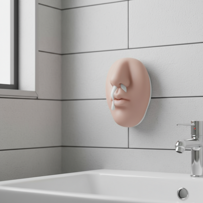 Nose-Shaped Wall-Mounted Soap Dispenser