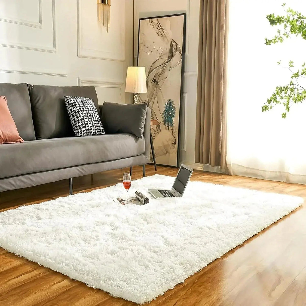 Non-Slip Velvet Rug