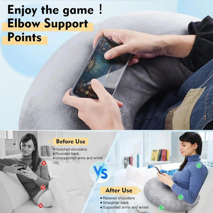 U-Shaped Lap and Arm Support Cushion