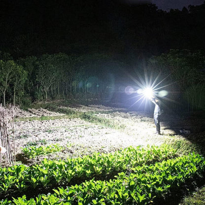 High-Power Tactical Flashlight - LED, Long Distance Beam