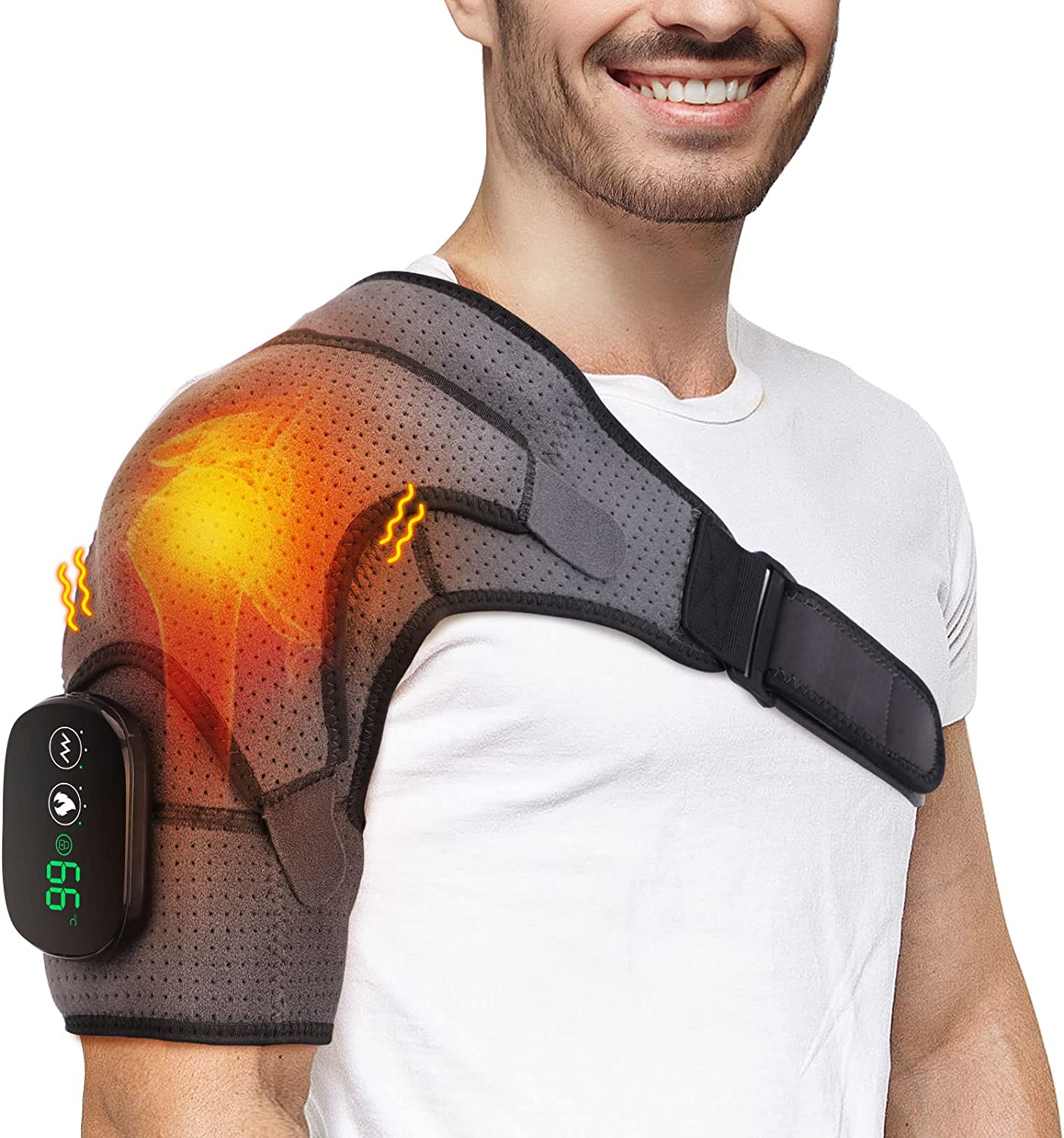 Electric Heating Shoulder Massager – Soothing Heat & Massage for Neck and Shoulder Relief