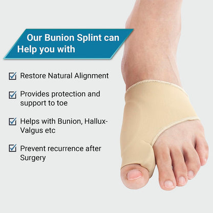 Bunion Corrector Sleeve with Gel Pad - 1 Pair