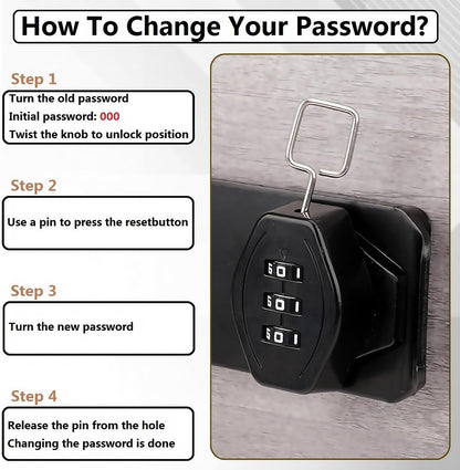 Keyless Door Lock with Number Code Access