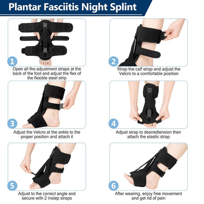 Night Splint for Plantar Fasciitis Foot Support