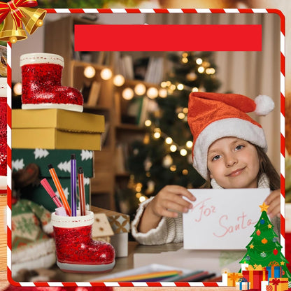 Christmas Silicone Epoxy Mold Set – DIY Candle & Pot Mold