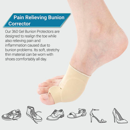 Bunion Corrector Sleeve with Gel Pad - 1 Pair