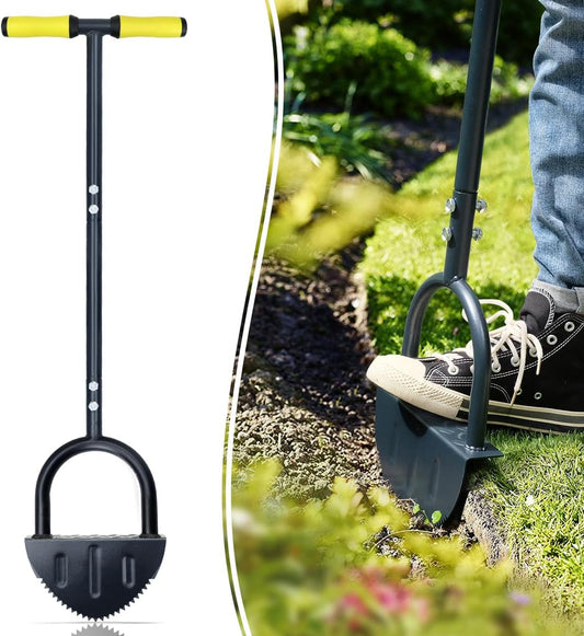 Half Moon Lawn Edger Shovel – Manual Grass Border Tool