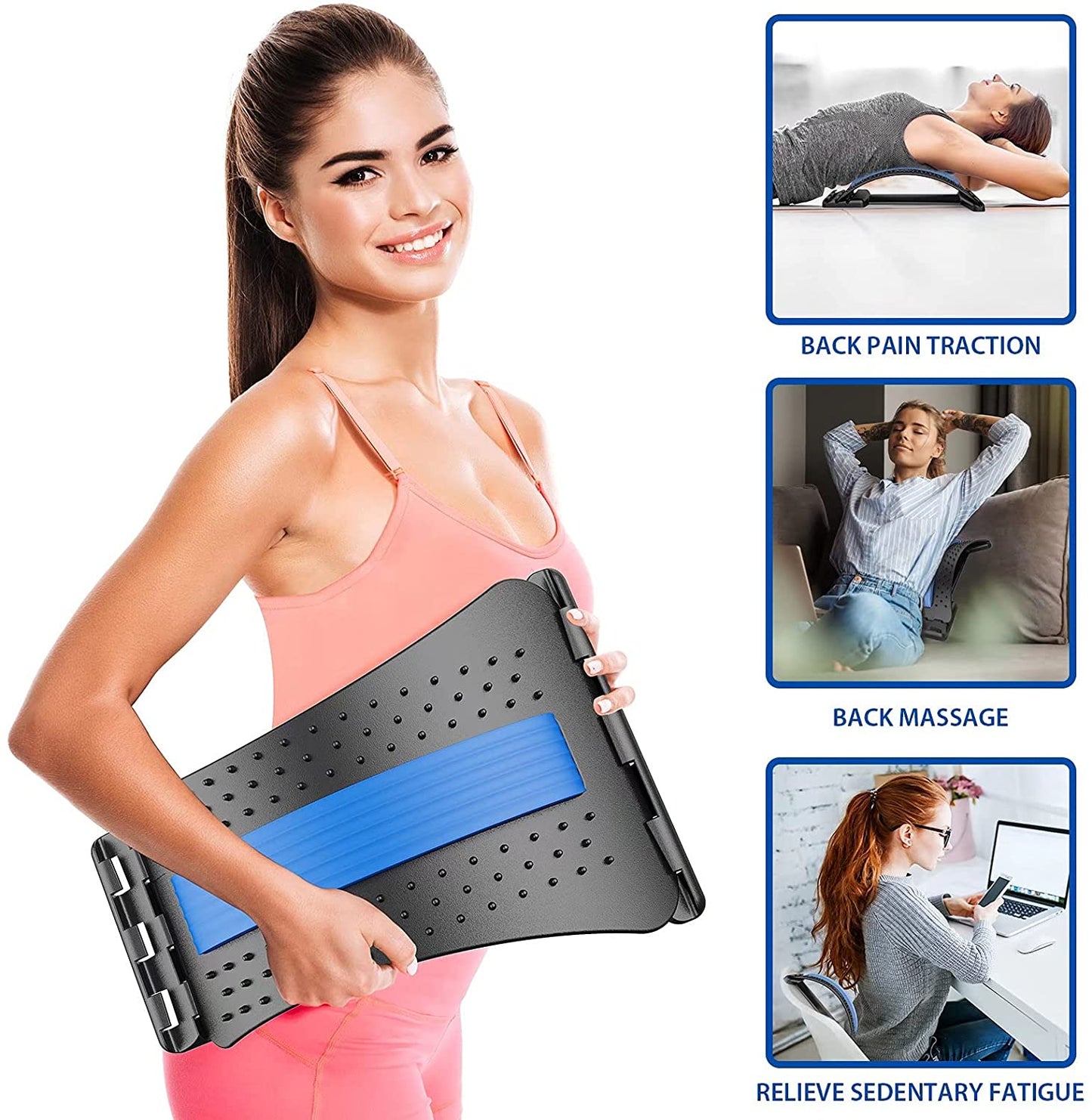 Back Relief Stretcher – Spine & Lumbar Pain Support Device
