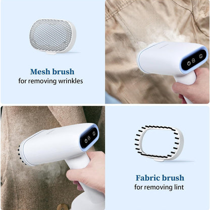 Handheld Garment Steamer - Portable Wrinkle Remover