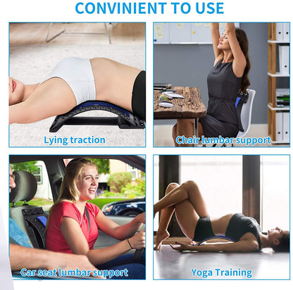 Back Relief Stretcher – Spine & Lumbar Pain Support Device