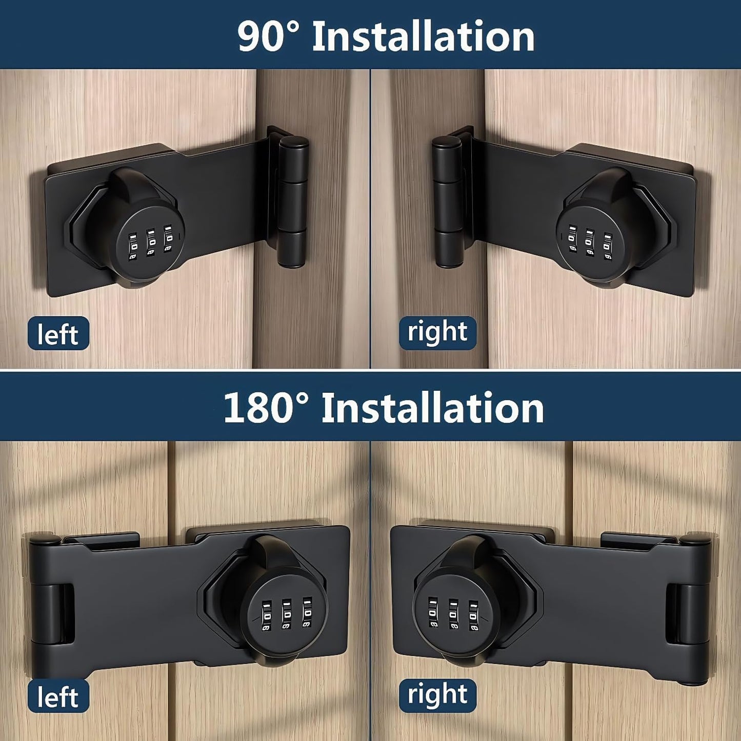 Keyless Door Lock with Number Code Access