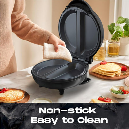 Dual Omelette Maker - Non-Stick, No Flip Required