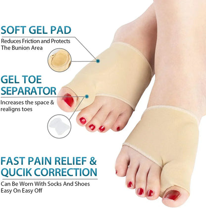 Bunion Corrector Sleeve with Gel Pad - 1 Pair