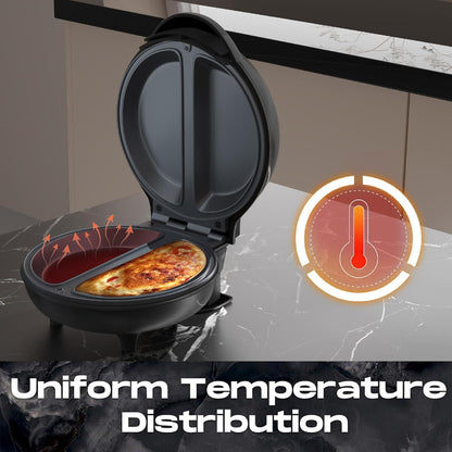 Dual Omelette Maker - Non-Stick, No Flip Required