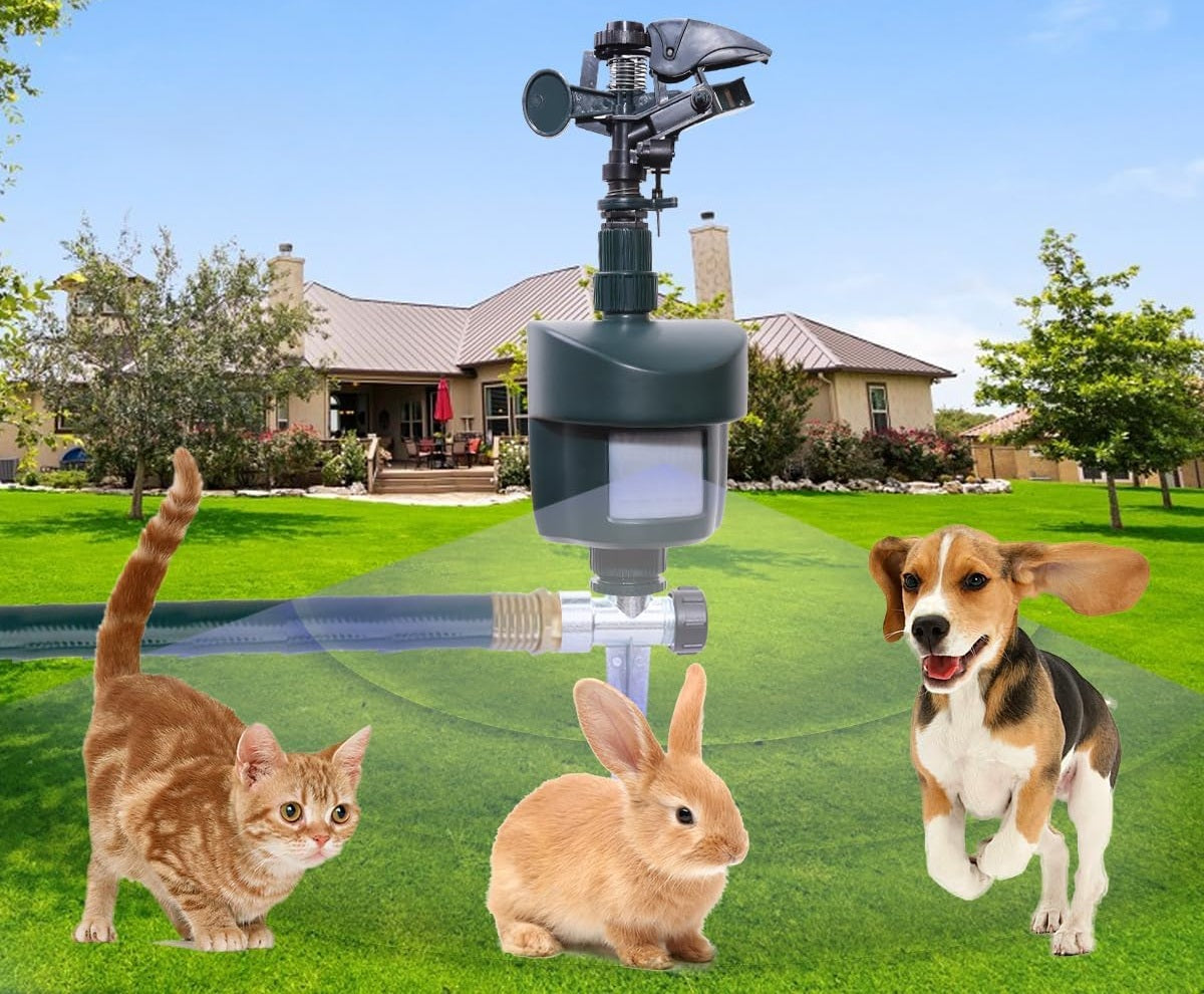 Motion Activated Animal Repellent Sprinkler