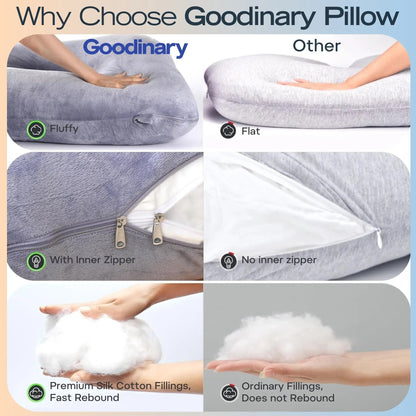 U-Shaped Pregnancy Pillow with Microfibre Filling