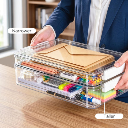 Acrylic Paper Organiser – 3 Pieces
