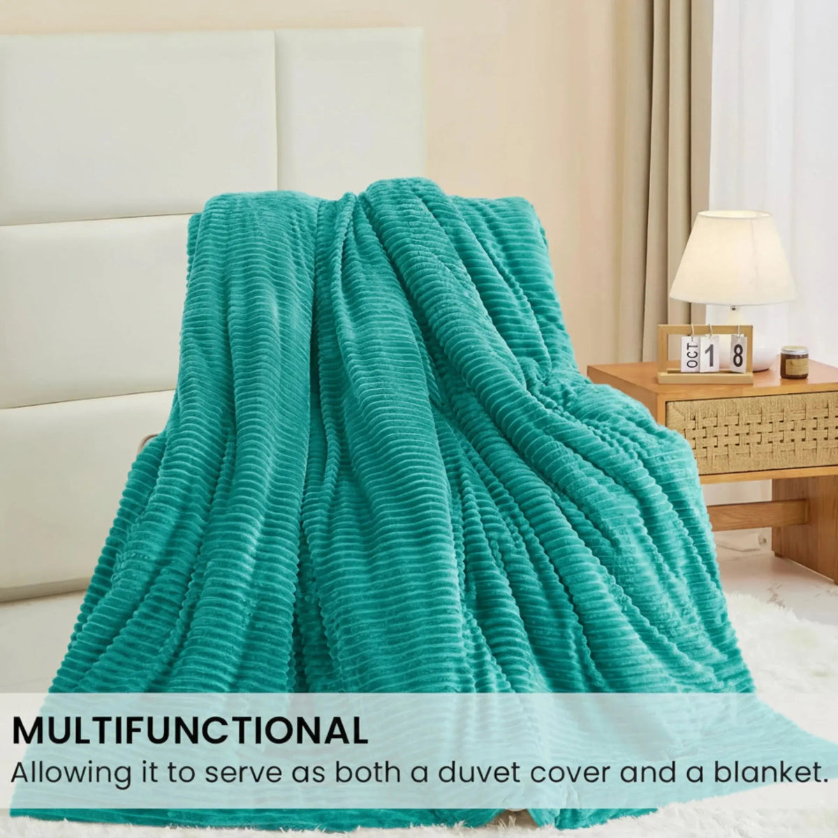 Winter Flano Fleece Duvet Cover Set – 3 Pieces