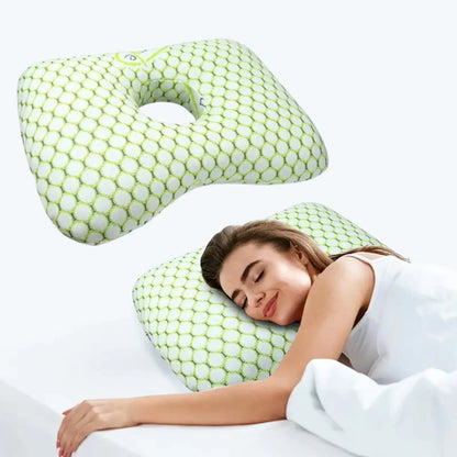 Ear Piercing Pillow – Centre-Hole Side Sleeping Cushion