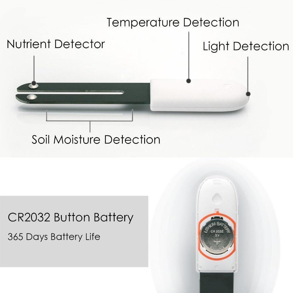 Plant sensor with app control – soil moisture and nutrients