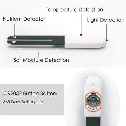 Plant sensor with app control – soil moisture and nutrients