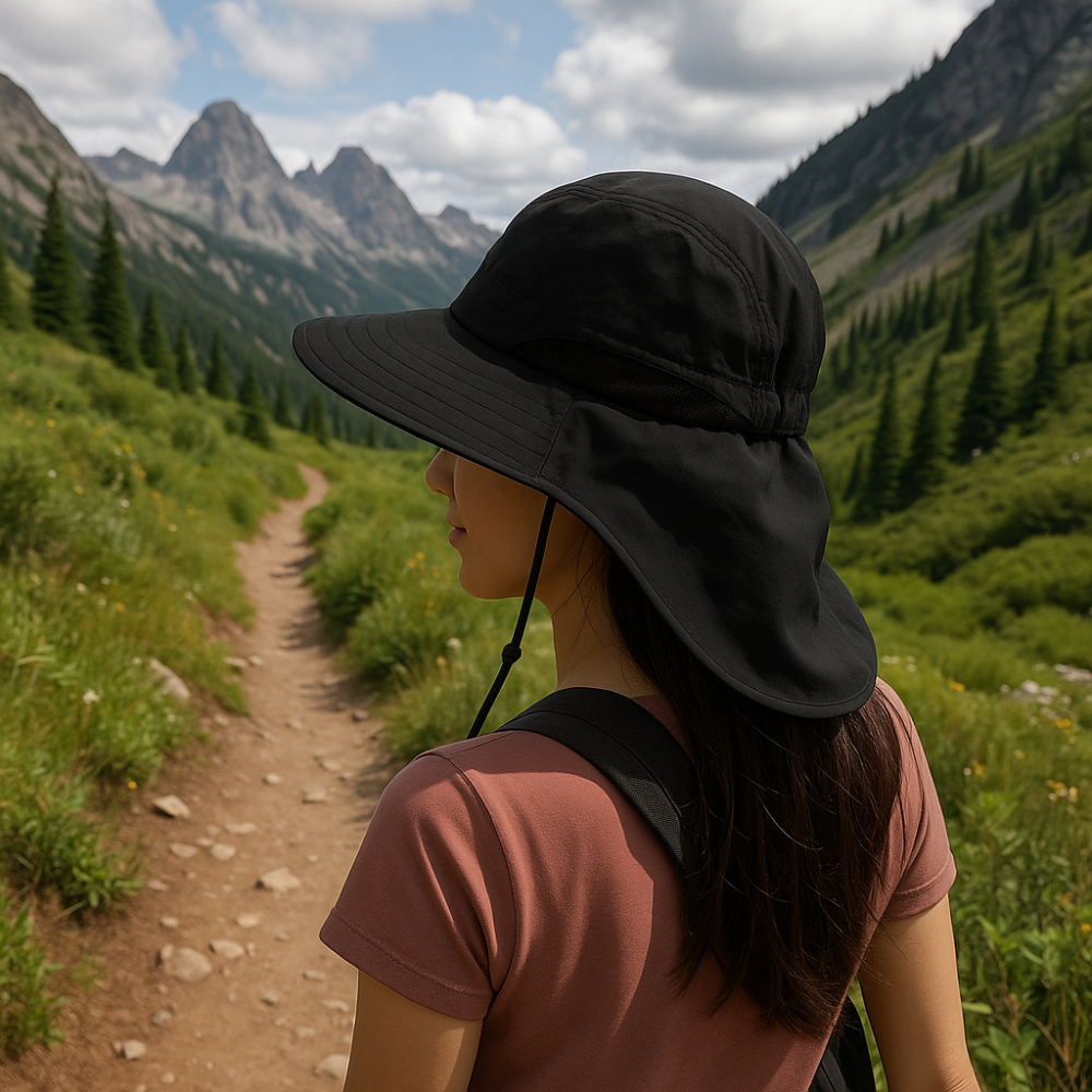 Hiking Hat for Men & Women – Wide Brim UV Sun Protection