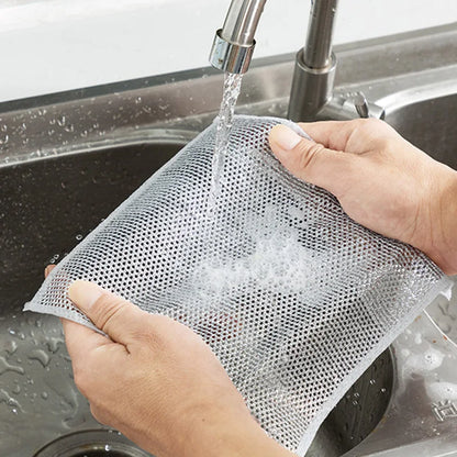 Stainless Steel Wire Dishcloth – Heavy Duty Scrubber Pad