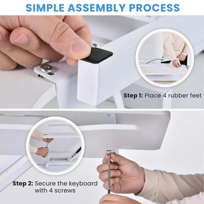 37-Inch Standing Desk Riser – Dual-Tier Sit-Stand Converter